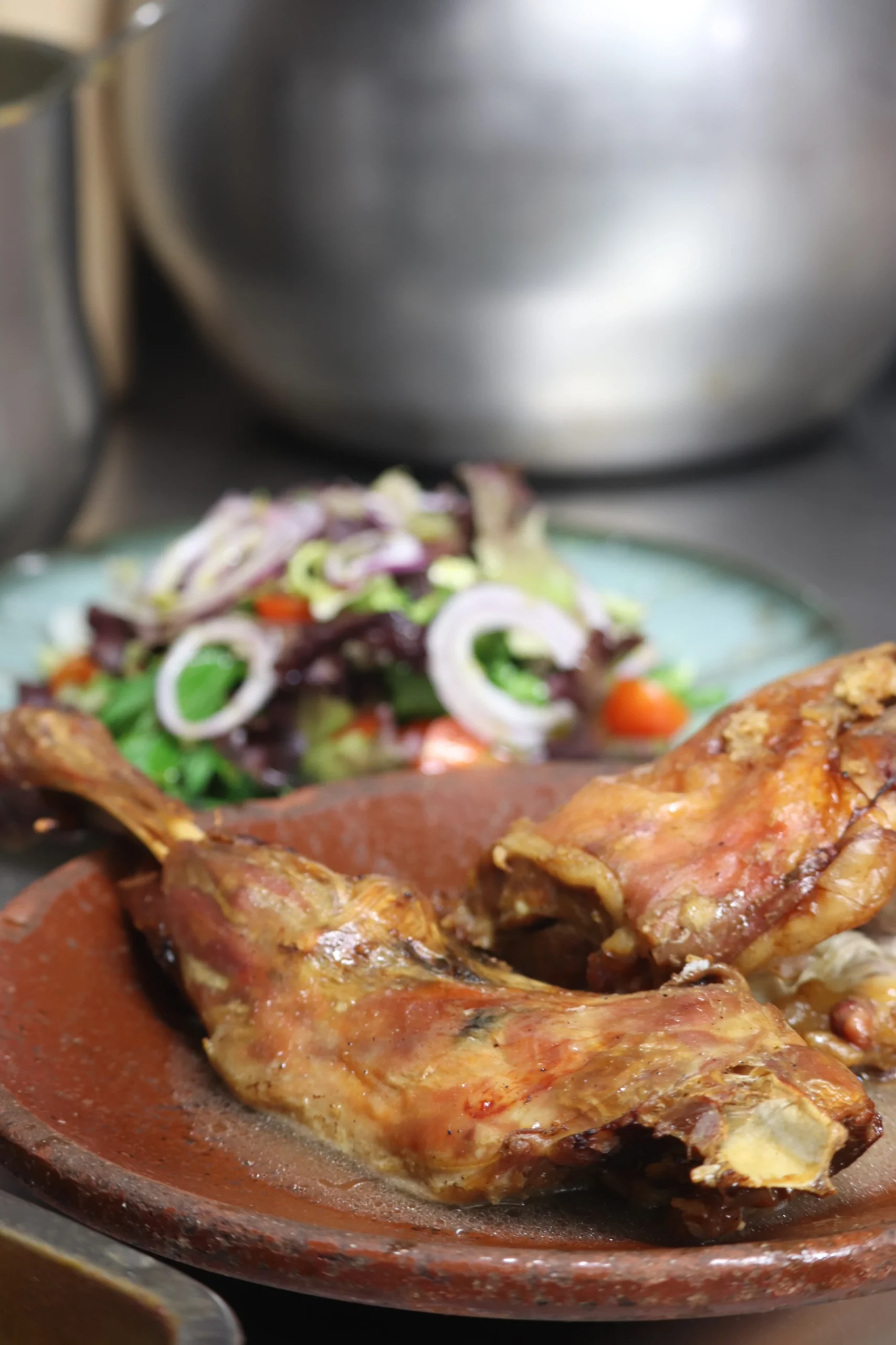 Lechazo asado tradicional