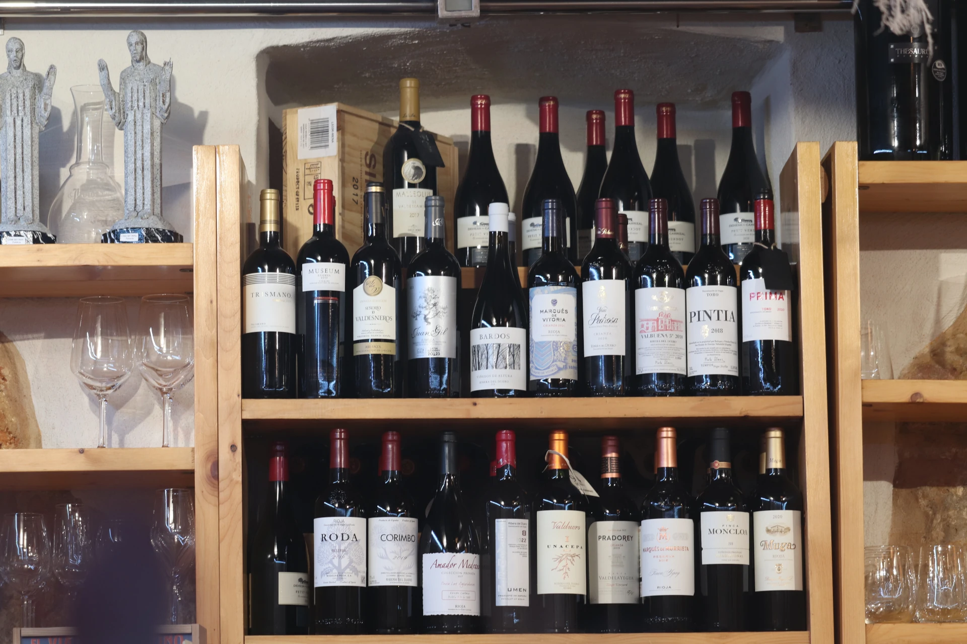 Selección de vinos de la bodega